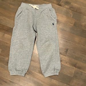 Comfortable and stylish grey Polo Ralph Lauren elastic waist sweats